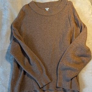 Cozy Brown Aerie Knit Sweater